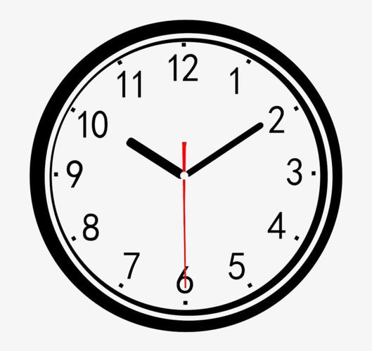 时尚简约时钟手绘钟表挂钟元素设计【免抠元素png】-90设计网